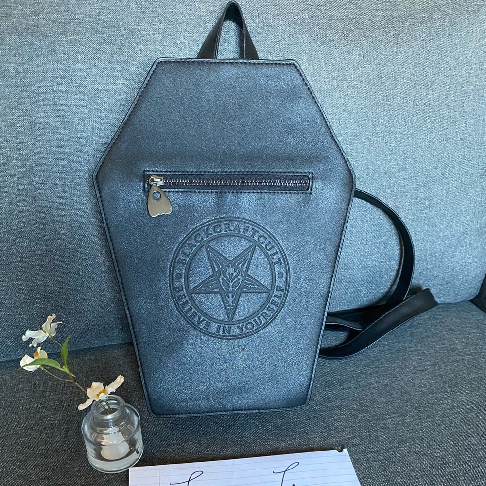 Black coffin Backpack